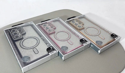 S25+ Plus Kinglink Glitter Bling Design MagFit case