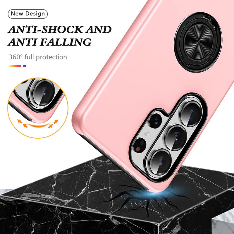 S26 Ultra Kinglink mag ring case with kickstand