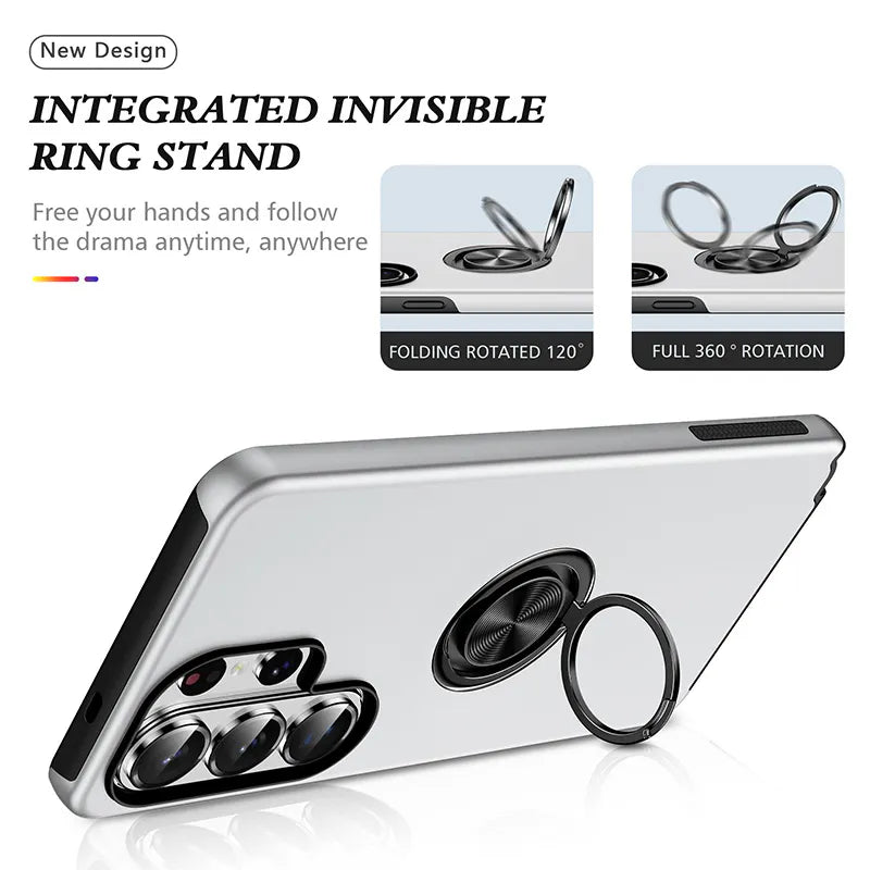 S26 Kinglink mag ring case with kickstand