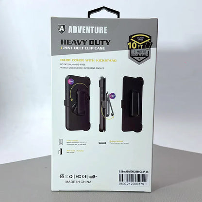 S23+ plus Adventure heavy duty 2 in 1 belt clip case