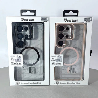 S24 Ultra Maxguard MagFit LensGuard Pro with Cameras Protector