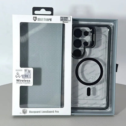 S24 Ultra Maxguard MagFit LensGuard Pro with Cameras Protector