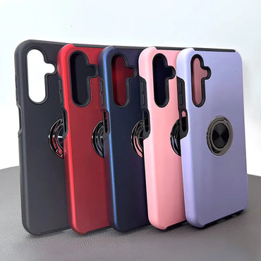 Samsung A12 Kinglink mag ring with kickstand case