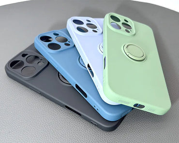 Case for Iphone 14 Plus / 15 Plus 6.7 Kinglink Silicone Ring
