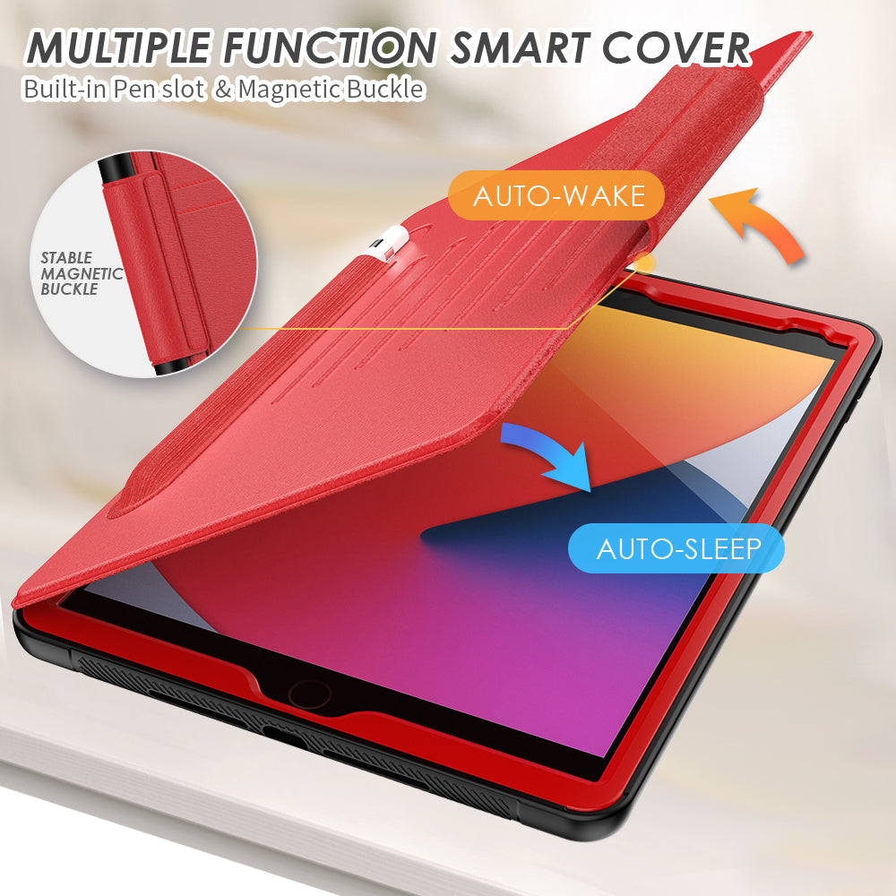 Case for Ipad Air 4 /Air 5 10.9 book ( pro 11 2021/2020/2018 fit ) Smart shield