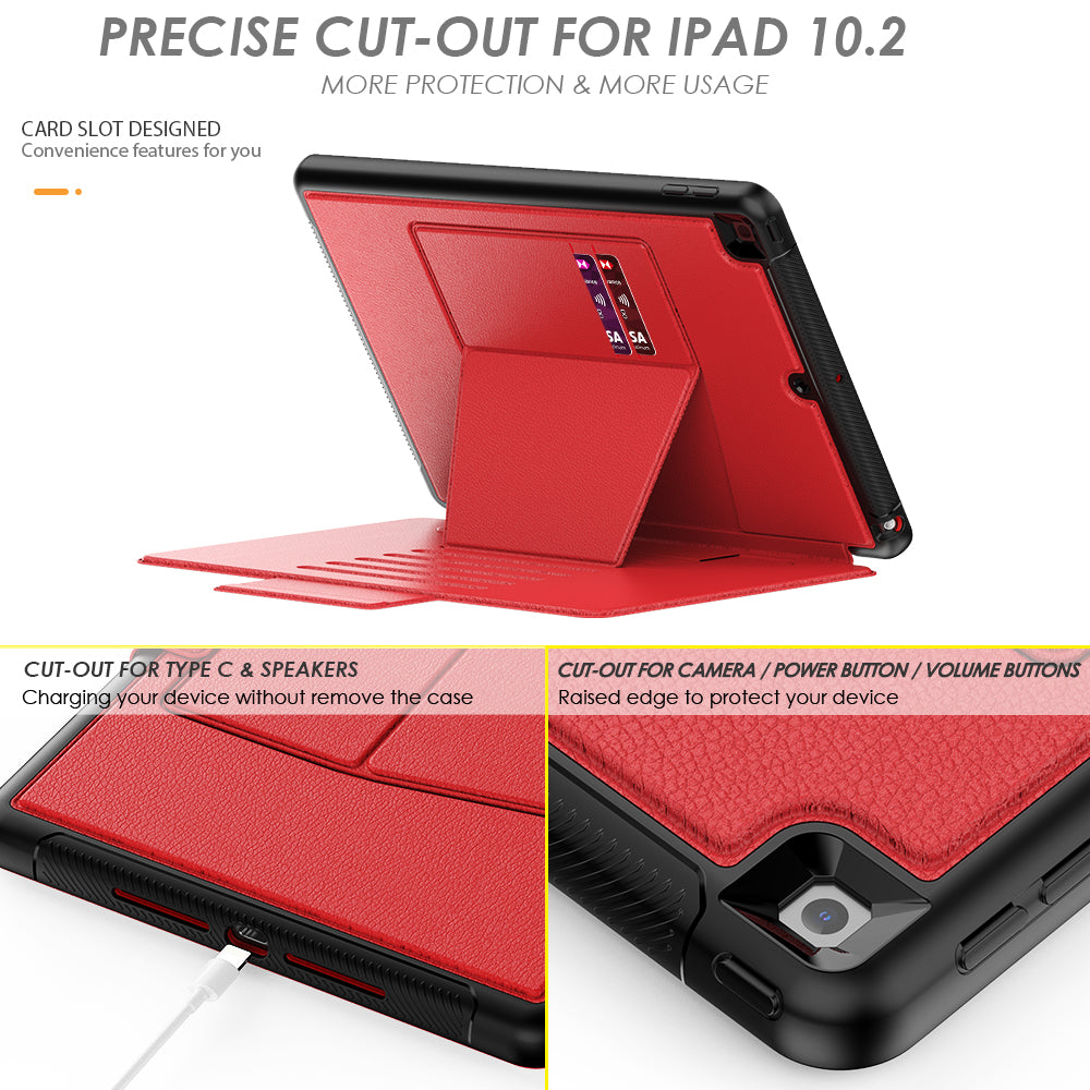 Case foriPad 7th 10.2 A10 Fusion/8th 10.2 A12/9th 10.2 ‌A13/ Pro 10.5/ Air3 10.5 book Smart shield