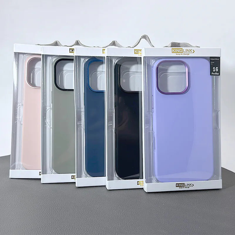 Case for iPhone 16 6.1 Kinglink Softguard Silicone