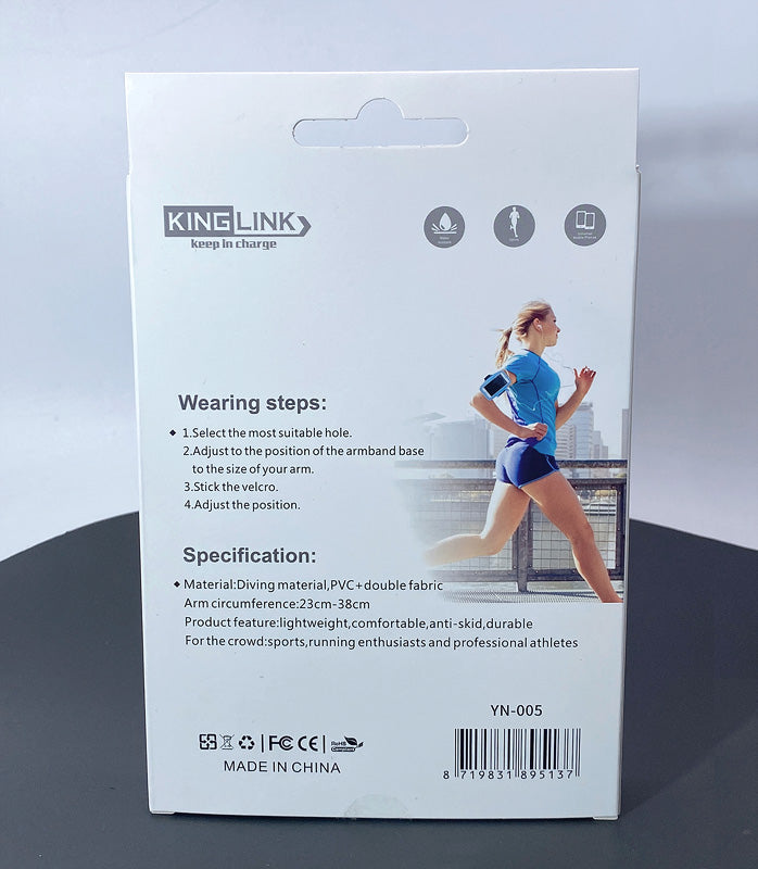 Kinglink Sweatproof Universal Sports Armband for Running