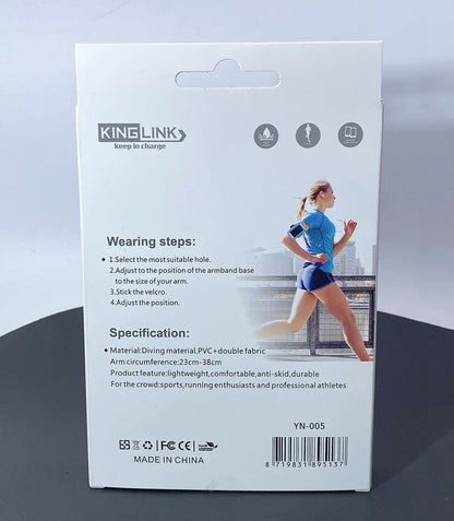 Kinglink Sweatproof Universal Sports Armband for Running