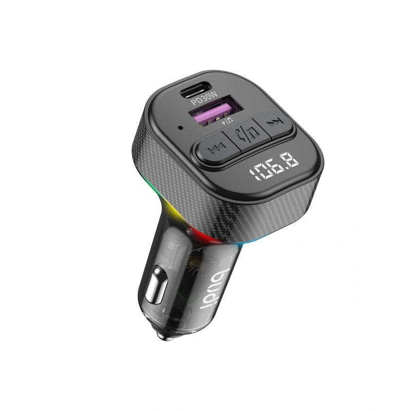 Budi CCT06B Car Wireless FM Transmitter & Charger