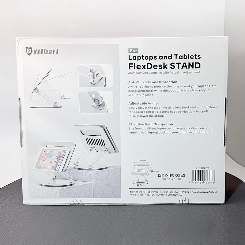 Maxguard T5 Adjustable Desk Holder for Laptops and Tablets