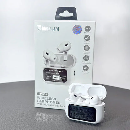 Maxguard TMS02 bluetooth earphone with LED Color Touchscreen