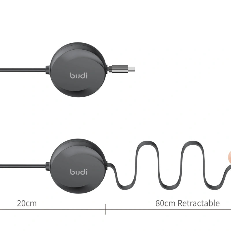 Budi DC257TT10B 1m 65W Type-C to C Cable