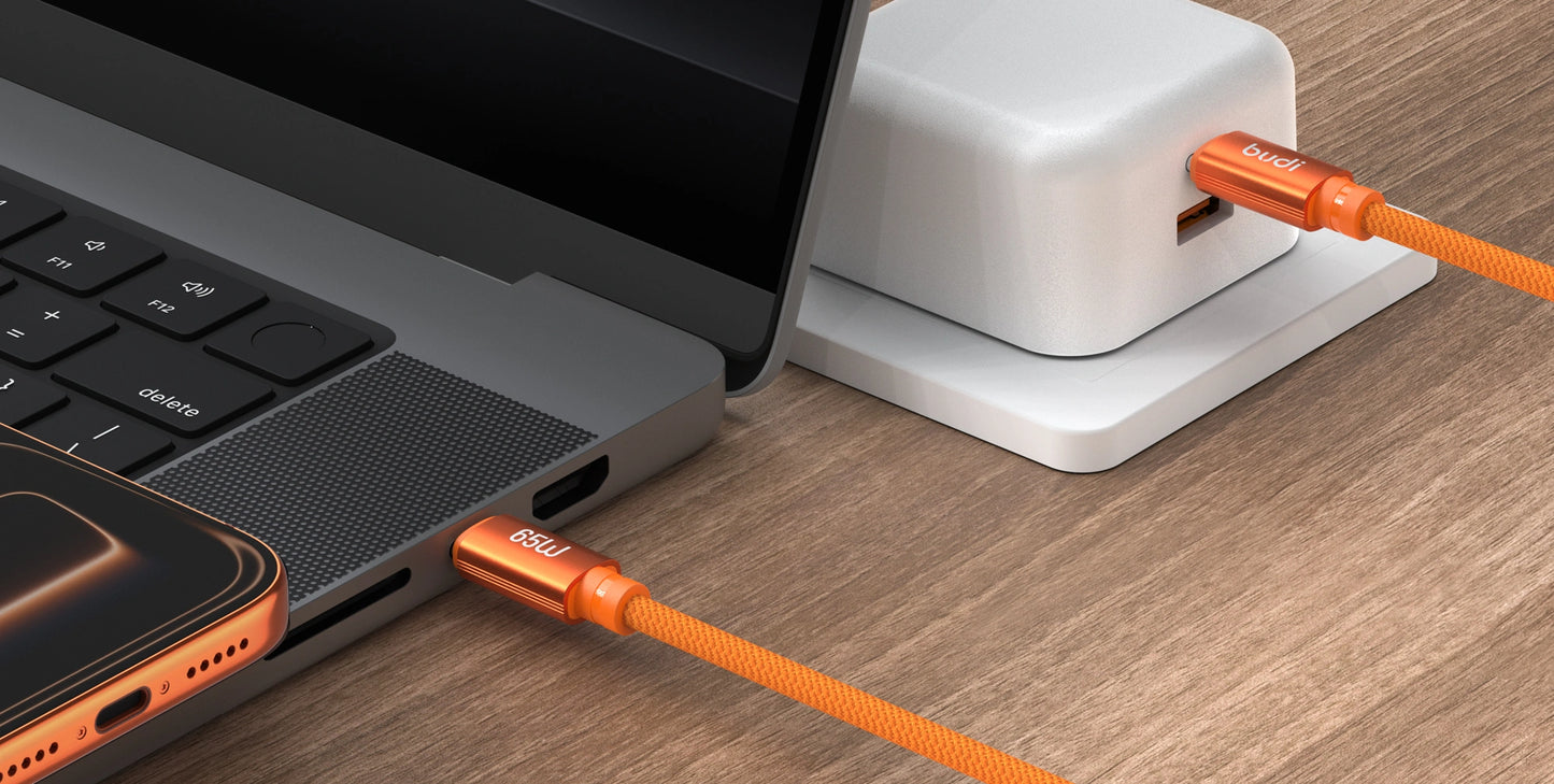 Budi DC271TT15 1.5m 65W Type-C to C Cable