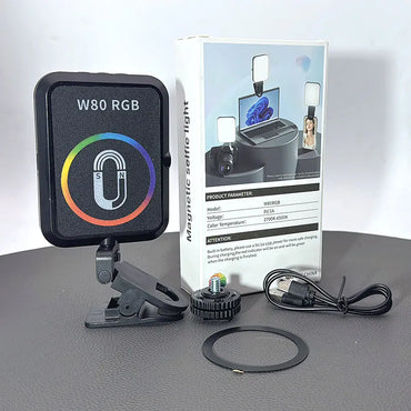 W80RGB MagFit Magnet Fill-in Selfie Light