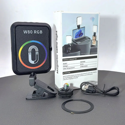 W80RGB MagFit Magnet Fill-in Selfie Light