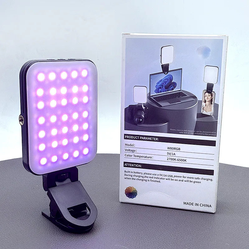 W80RGB MagFit Magnet Fill-in Selfie Light