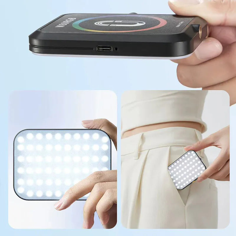 W80RGB MagFit Magnet Fill-in Selfie Light