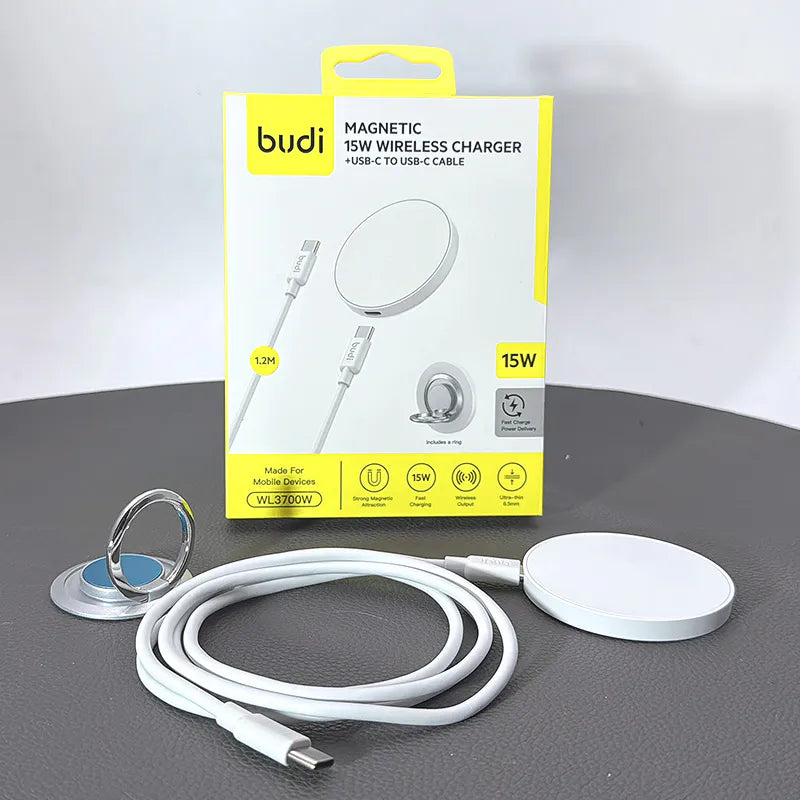 Budi WL3700W 15W MagFit Wireless Charger