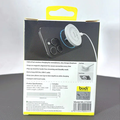 Budi WL3700W 15W MagFit Wireless Charger