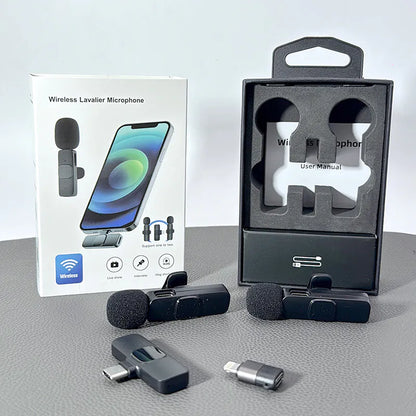 Lavalier bluetooth microphone  K9 (for Type-C & Lightning)