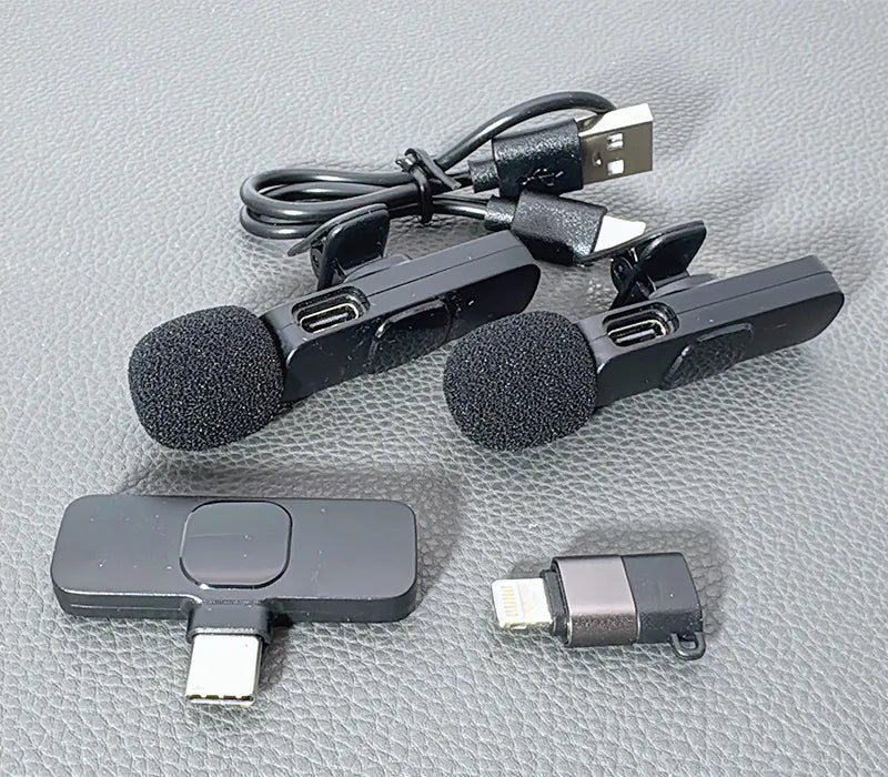 Lavalier bluetooth microphone  K9 (for Type-C & Lightning)