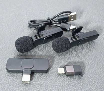 Lavalier bluetooth microphone  K9 (for Type-C & Lightning)
