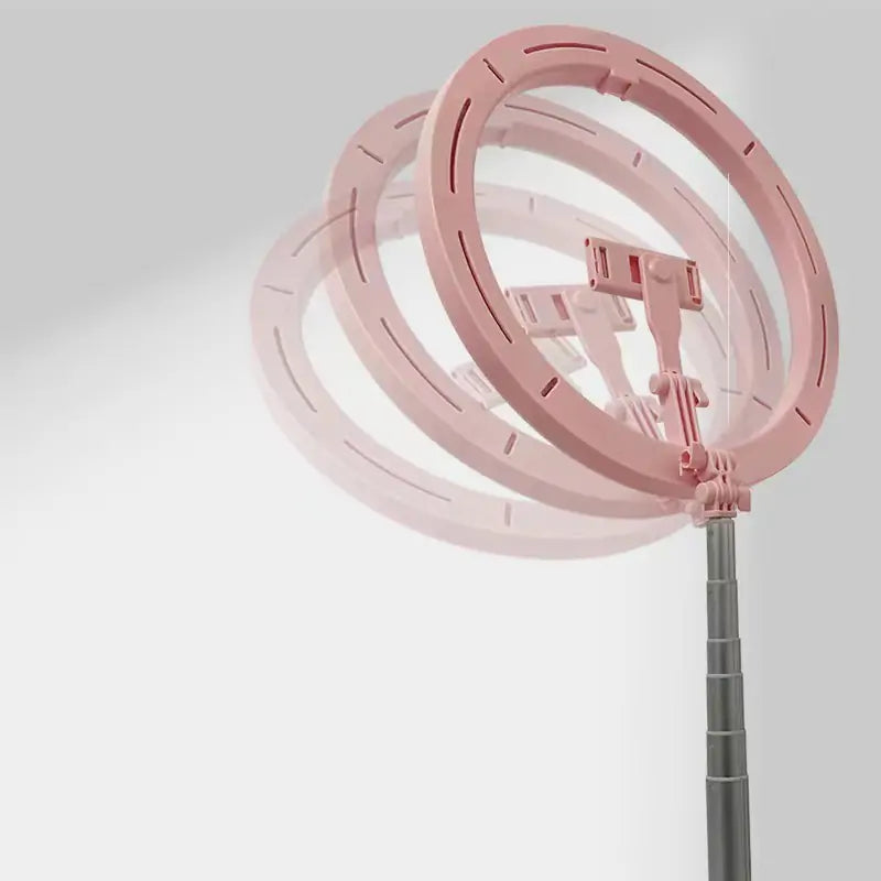 D6 Retractable Live Stand with 3-Color Fill Light