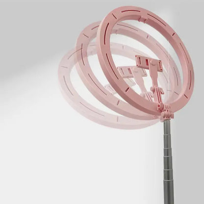 D6 Retractable Live Stand with 3-Color Fill Light