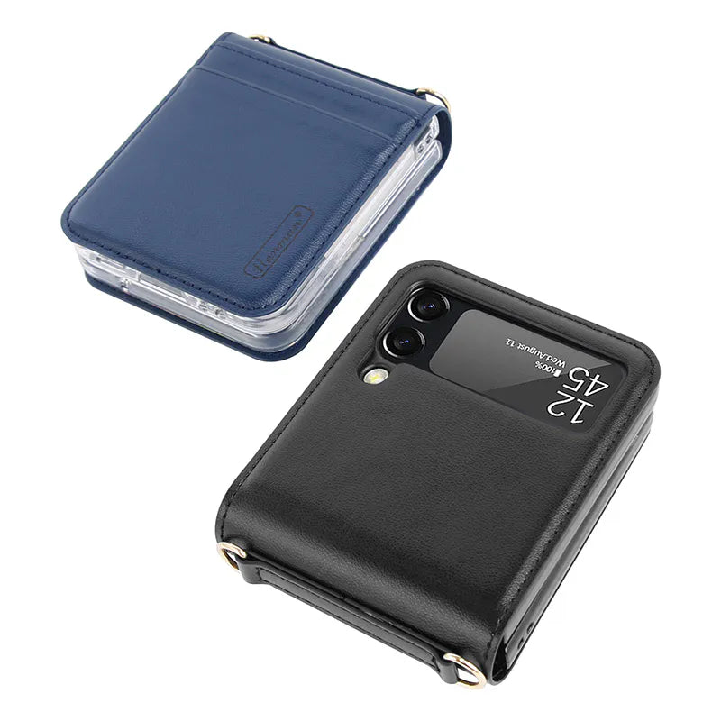 Samsung Z Flip7 Hanman Wallet case with strap