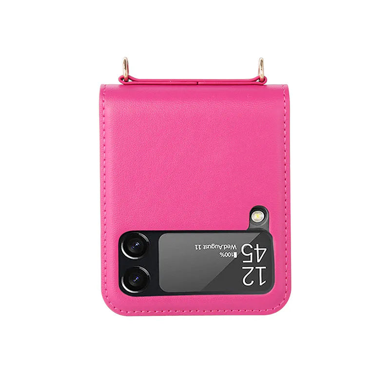 Samsung Z Flip7 Hanman Wallet case with strap