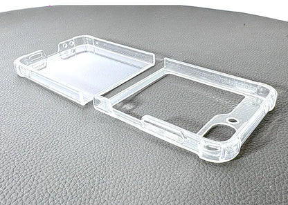 Samsung Z Flip7 Clear Corner TPU PC Case