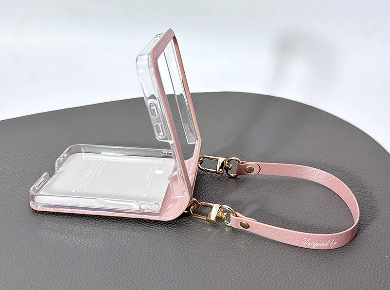 Samsung Z Flip7 Hanman Wallet case with strap