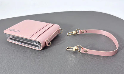 Samsung Z Flip7 Hanman Wallet case with strap