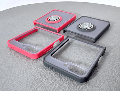 Samsung Z Flip7 FE /Flip6 Ring TPU PC Case