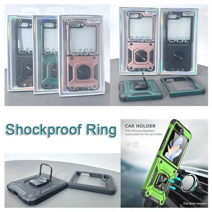 Samsung Z Flip7 FE /Flip6 Shockproof ring Case