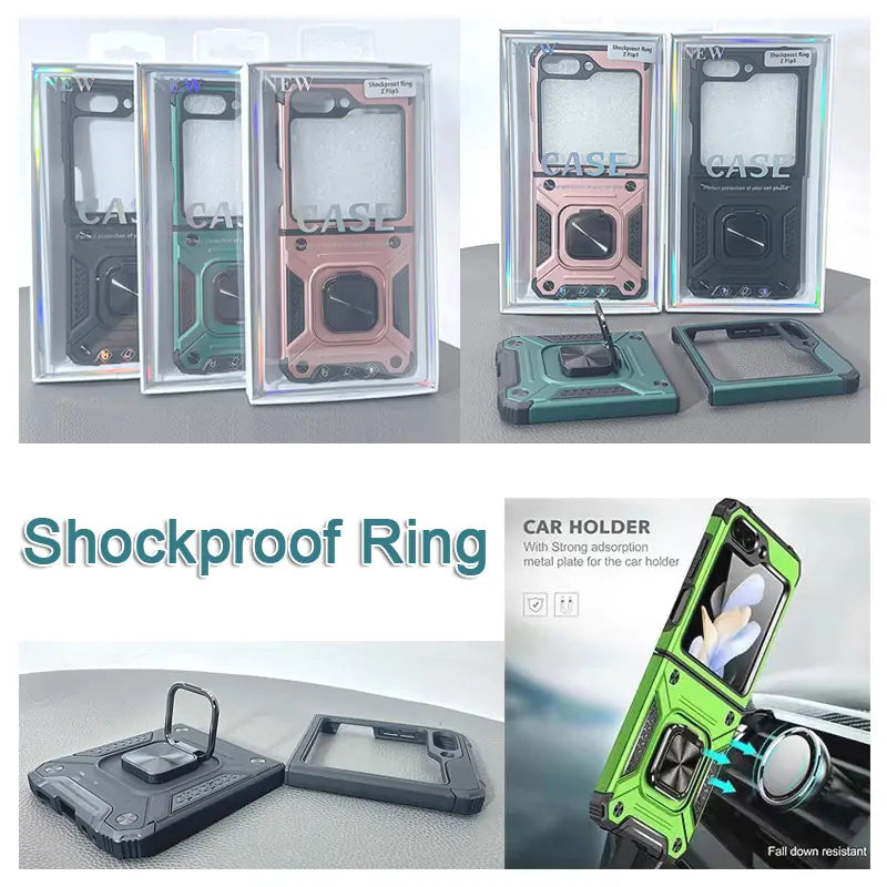 Samsung Z Flip5 Shockproof ring Case