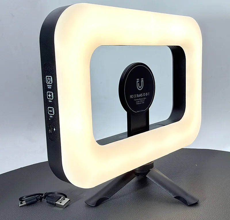 Handheld portable magnetic beauty fill light ZGRL01