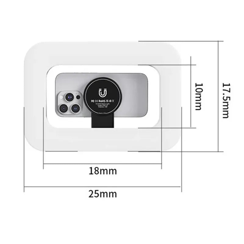 Handheld portable magnetic beauty fill light ZGRL01