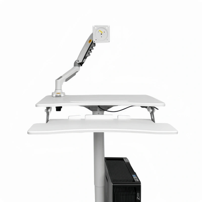 ONLINE Mobile WHEELY Sit Stand Desk Folding Work Station 710mm FDS108