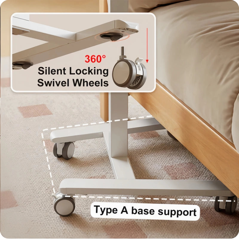 ONLINE Mobile WHEELY Sit Stand Desk Work Station 600X500MM FA122ww