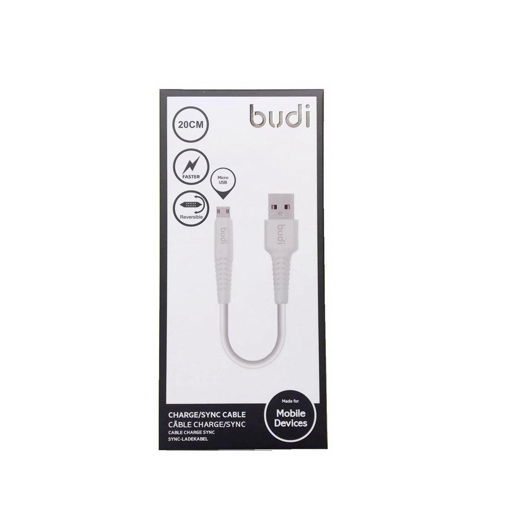 Budi M8J150M20 20cm USB-A to Micro cable