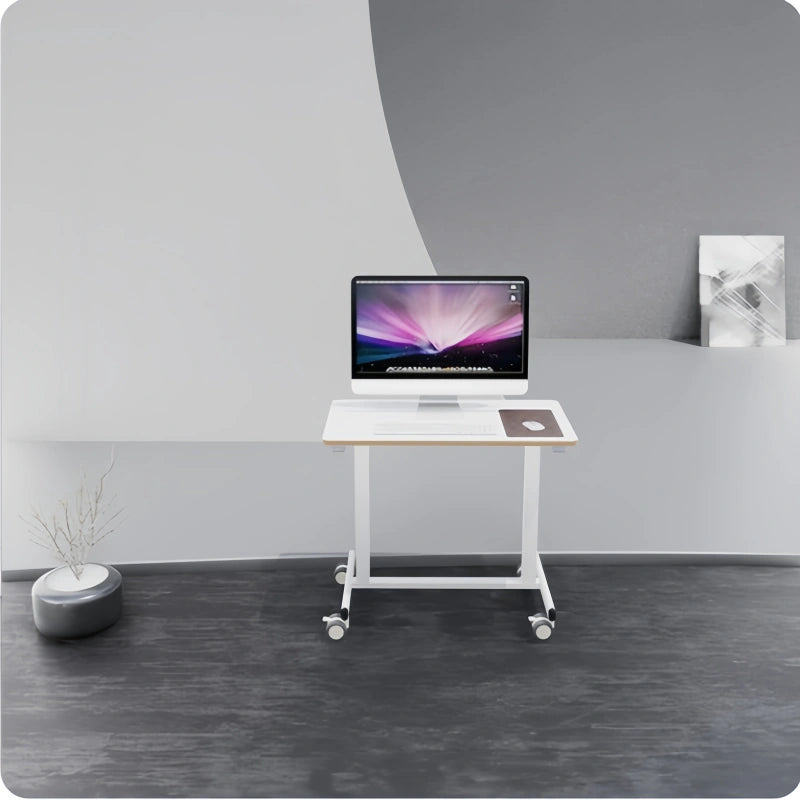 ONLINE Mobile WHEELY Sit Stand Desk Work Station 880X500MM FC101ww