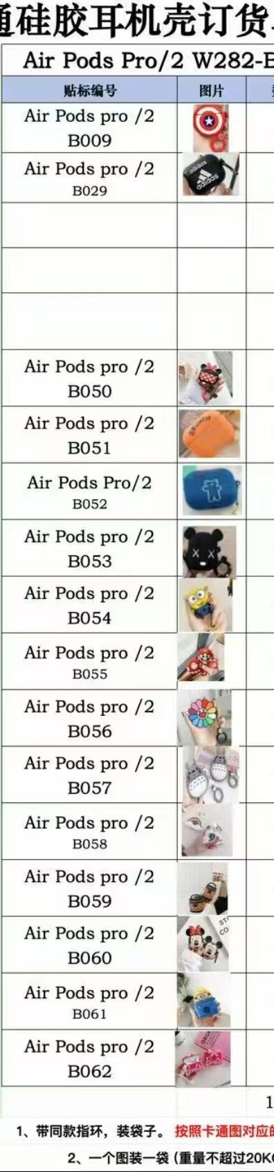 cartoon Case for Airpod pro 2