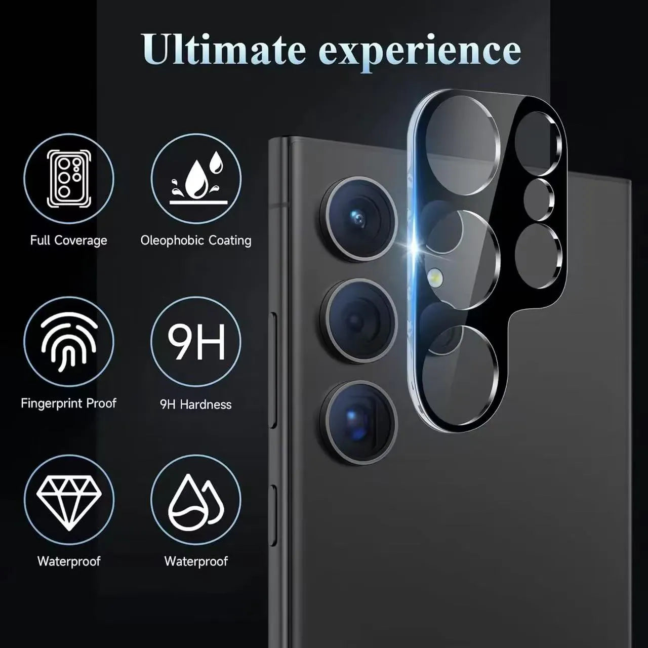 Camera glass screen protector for samsung