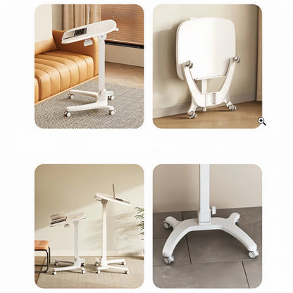 ONLINE Mobile Work Station WHEELY Sit Stand Desk Foldable Timber Look Desktop 680X535MM FA106lwoow