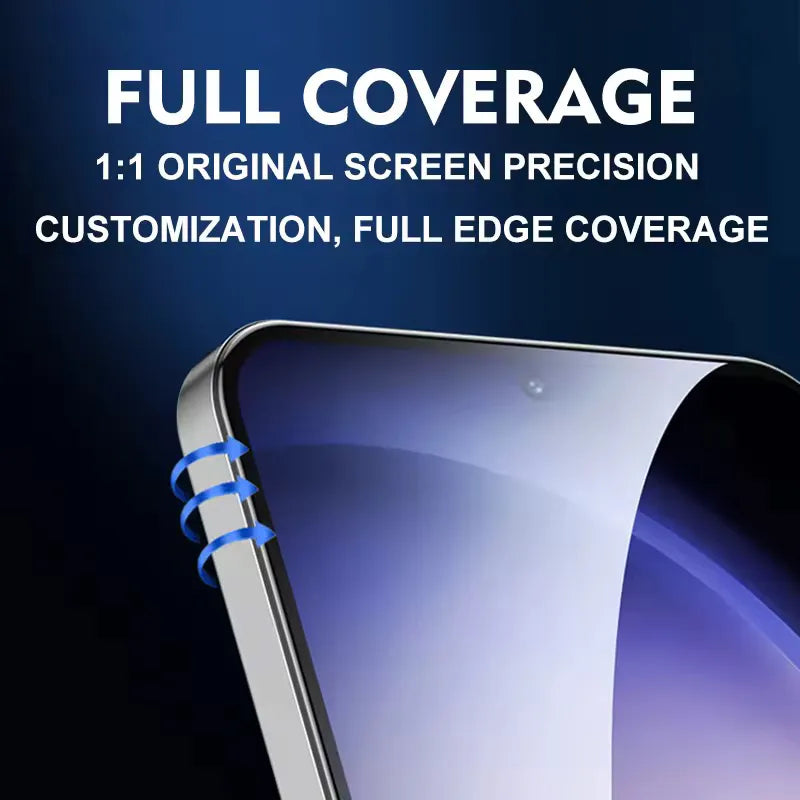 Fingerprint 9D Maxguard Glass Screen Protector for Samsung