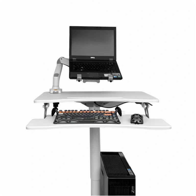 ONLINE Mobile WHEELY Sit Stand Desk Folding Work Station 710mm FDS108