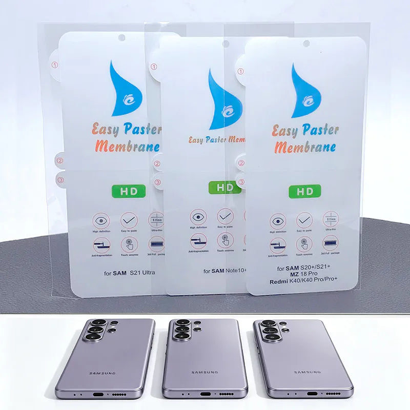 Easy paster membrane screen protector for Samsung S/Note Series