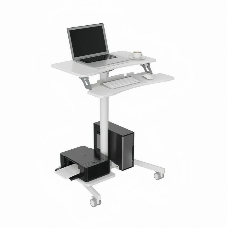 ONLINE Mobile WHEELY Sit Stand Desk Folding Work Station 710mm FDS108